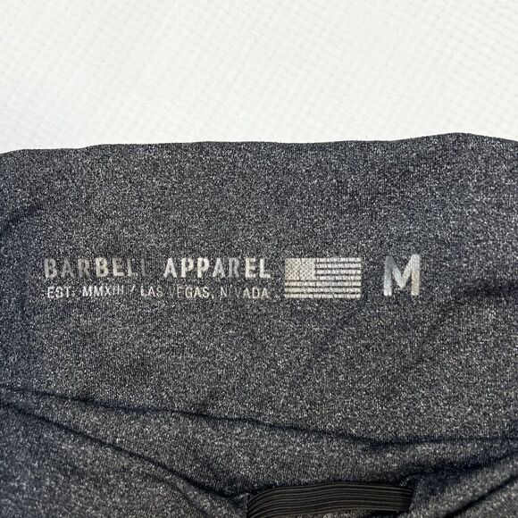 Barbell Apparel Adore Pocket Leggings Size Medium Black Heathered Lifting Gym - Picture 7 of 10